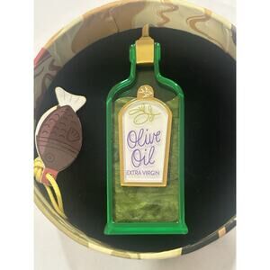 ERSTWILDER CONDIMENTS PRESSED FOR STYLE RESIN BROOCH by Hannah Buzgau